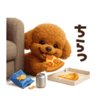 かわいいワンコたち♡挨拶編（個別スタンプ：25）