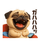 かわいいワンコたち♡挨拶編（個別スタンプ：37）