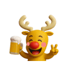 ぷっくり3Dのメリークリスマス（個別スタンプ：23）