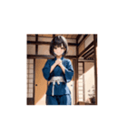 道着ガールの元気いっぱいアニメスタンプ（個別スタンプ：13）