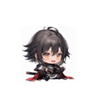 かわいいちび騎士の表情スタンプ（個別スタンプ：5）