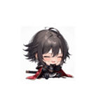 かわいいちび騎士の表情スタンプ（個別スタンプ：6）