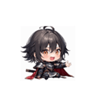 かわいいちび騎士の表情スタンプ（個別スタンプ：7）