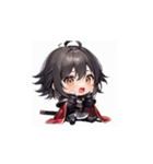 かわいいちび騎士の表情スタンプ（個別スタンプ：9）