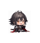 かわいいちび騎士の表情スタンプ（個別スタンプ：10）