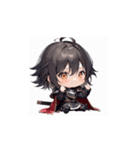 かわいいちび騎士の表情スタンプ（個別スタンプ：11）