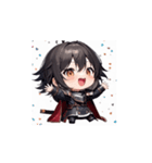 かわいいちび騎士の表情スタンプ（個別スタンプ：12）