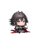 かわいいちび騎士の表情スタンプ（個別スタンプ：16）