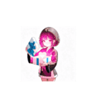 黒衣ガールの季節アニメスタンプ（個別スタンプ：5）