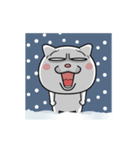 ネコに転生した犬 7【冬～あけおめ篇】（個別スタンプ：12）