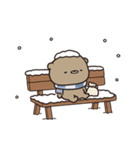 冬のゆるぽか くまのぽんこつ（個別スタンプ：21）