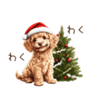 やさしいサンタトイプードルのクリスマス（個別スタンプ：22）