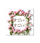 華やかフラワー♥気遣いや挨拶スタンプ（個別スタンプ：6）