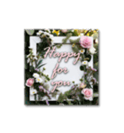 華やかフラワー♥気遣いや挨拶スタンプ（個別スタンプ：14）