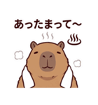 可愛いカピバラ先輩の癒し気遣いスタンプ（個別スタンプ：6）