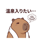 可愛いカピバラ先輩の癒し気遣いスタンプ（個別スタンプ：23）