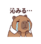 可愛いカピバラ先輩の癒し気遣いスタンプ（個別スタンプ：32）