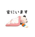 【冬】パンダタオル【丁寧】（個別スタンプ：20）