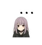 引きこもり黒パーカーサブカルちゃん（個別スタンプ：9）