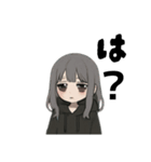 引きこもり黒パーカーサブカルちゃん（個別スタンプ：22）