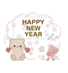 ミルクチーくまちゃん♡メッセージ冬(再販)（個別スタンプ：6）