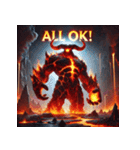 炎帝イフリート（個別スタンプ：24）