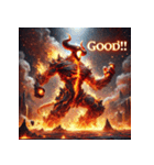 炎帝イフリート（個別スタンプ：30）