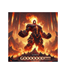 炎帝イフリート（個別スタンプ：34）