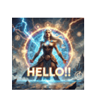 女神アフロディーテ（個別スタンプ：2）