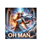 女神アフロディーテ（個別スタンプ：24）