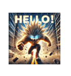 最強ハリネズミ – 無敵の針戦士（個別スタンプ：2）