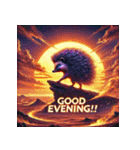 最強ハリネズミ – 無敵の針戦士（個別スタンプ：4）