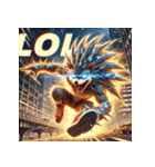 最強ハリネズミ – 無敵の針戦士（個別スタンプ：8）