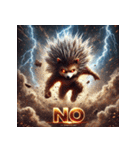 最強ハリネズミ – 無敵の針戦士（個別スタンプ：26）