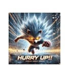 最強ハリネズミ – 無敵の針戦士（個別スタンプ：27）