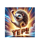 最強ハリネズミ – 無敵の針戦士（個別スタンプ：33）