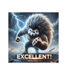 最強ハリネズミ – 無敵の針戦士（個別スタンプ：38）