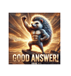 最強ハリネズミ – 無敵の針戦士（個別スタンプ：39）