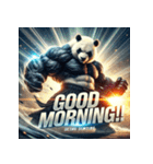 最強パンダ — 覚醒モード（個別スタンプ：1）