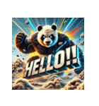 最強パンダ — 覚醒モード（個別スタンプ：2）