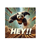最強パンダ — 覚醒モード（個別スタンプ：6）