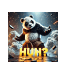 最強パンダ — 覚醒モード（個別スタンプ：10）