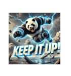 最強パンダ — 覚醒モード（個別スタンプ：20）