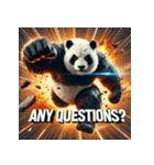 最強パンダ — 覚醒モード（個別スタンプ：22）