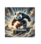 最強パンダ — 覚醒モード（個別スタンプ：25）