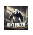 最強パンダ — 覚醒モード（個別スタンプ：26）