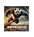 最強パンダ — 覚醒モード（個別スタンプ：27）