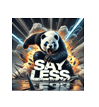 最強パンダ — 覚醒モード（個別スタンプ：30）