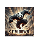 最強パンダ — 覚醒モード（個別スタンプ：35）