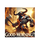 バッファロー先輩（個別スタンプ：1）